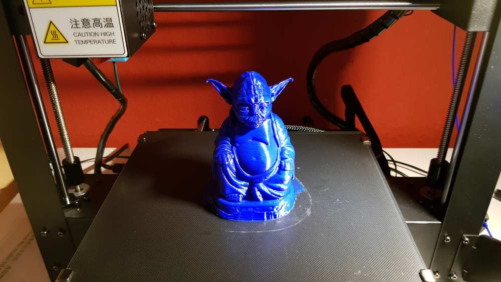 Gedruckter Yoda